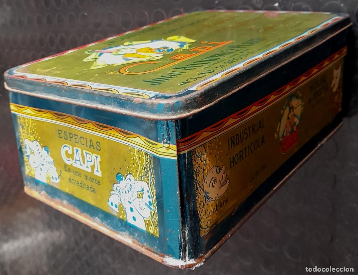 Cajas y cajitas met&aacute;licas: Antigua caja &rdquo;Capi&rdquo; industrial Hort&iacute;cola