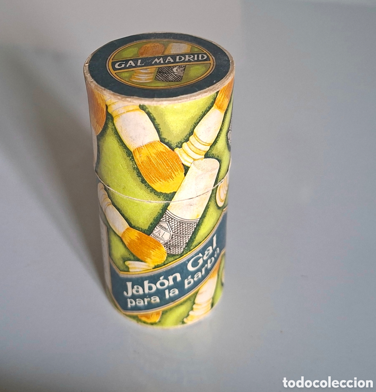 Cajas y cajitas met&aacute;licas: JAB&Oacute;N GAL PARA LA BARBA - CAJA DE CART&Oacute;N ANTIGUA - JAB&Oacute;N DE AFEITAR