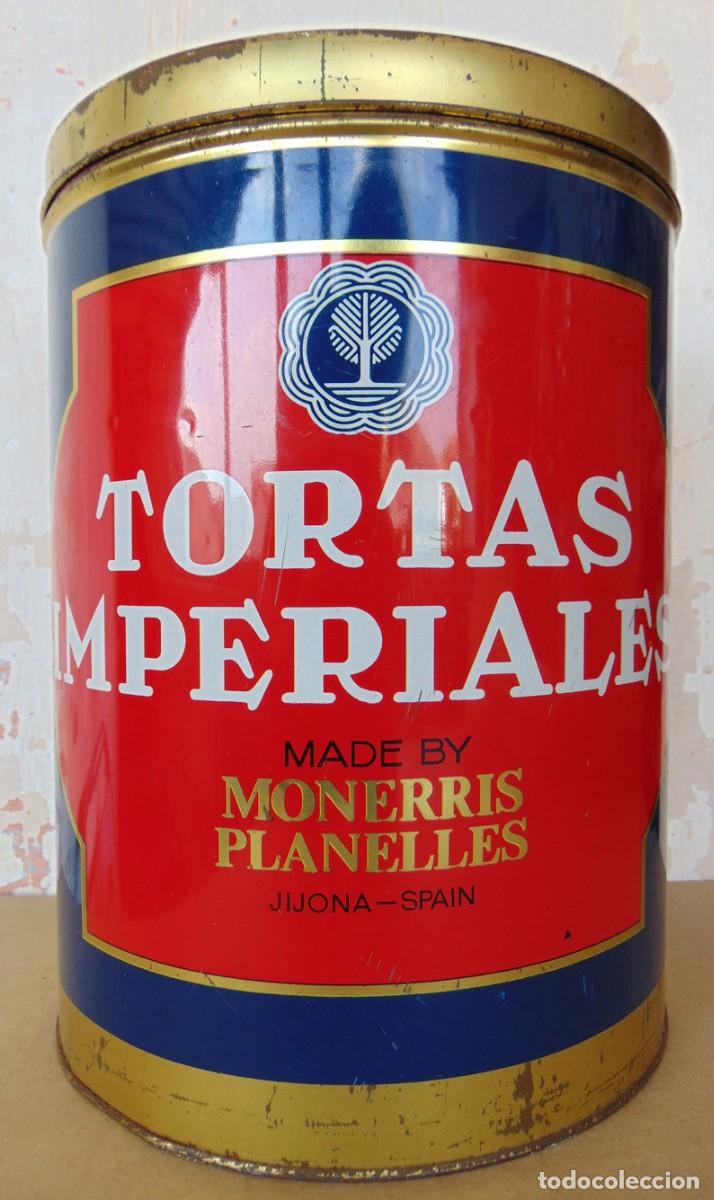 Cajas y cajitas met&aacute;licas: Caja grande Tortas Imperiales El Almendro.