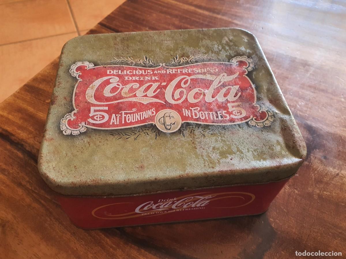 Cajas y cajitas met&aacute;licas: Caja Met&aacute;lica Coca-Cola Vintage - Dise&ntilde;o Cl&aacute;sico