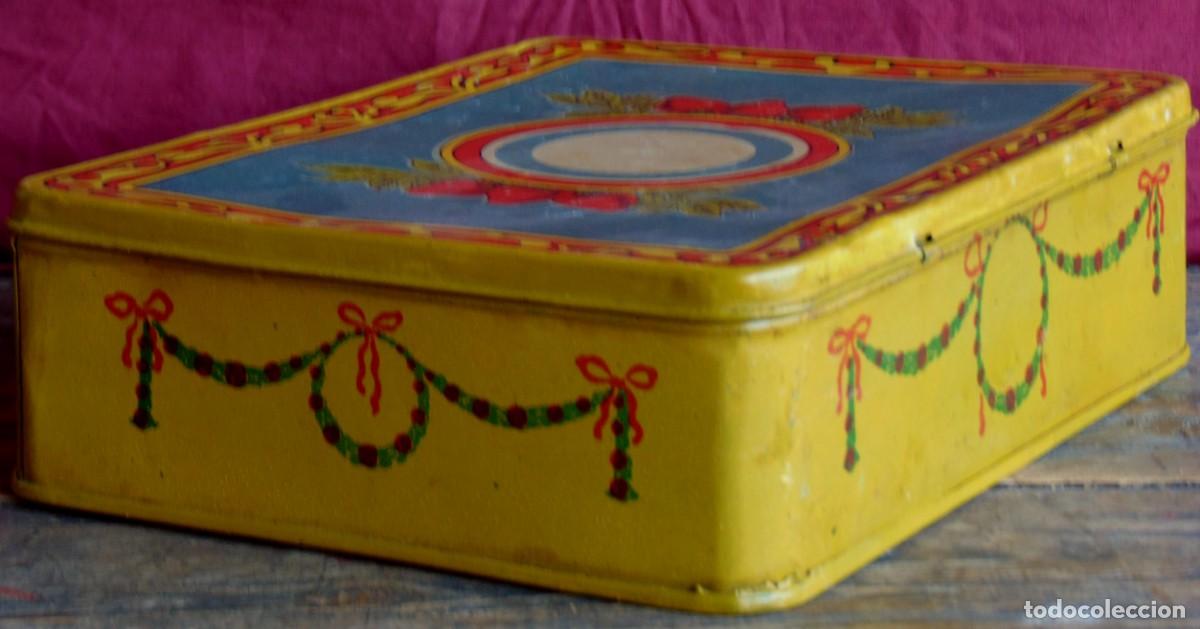 Cajas y cajitas met&aacute;licas: Antigua y rara Lata litografiada