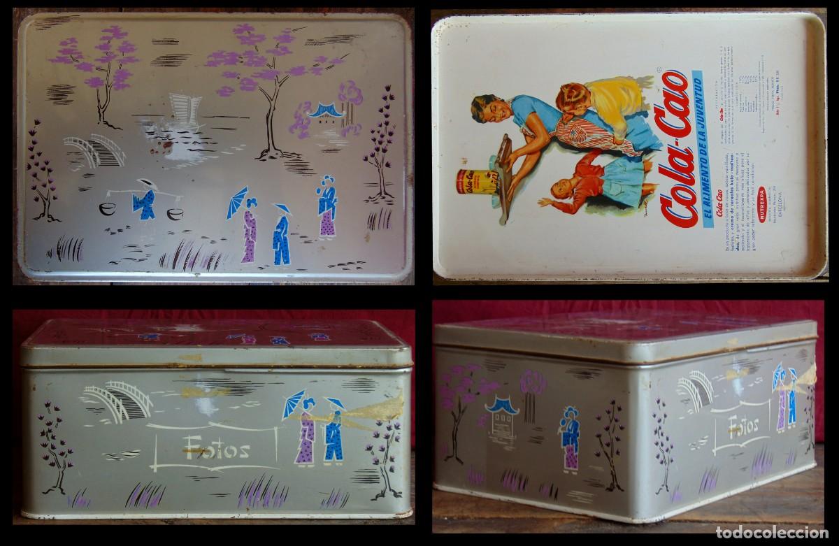 Boxes and metal boxes: Lata vintage Cola-Cao. oriental &rdquo;fotos&rdquo;