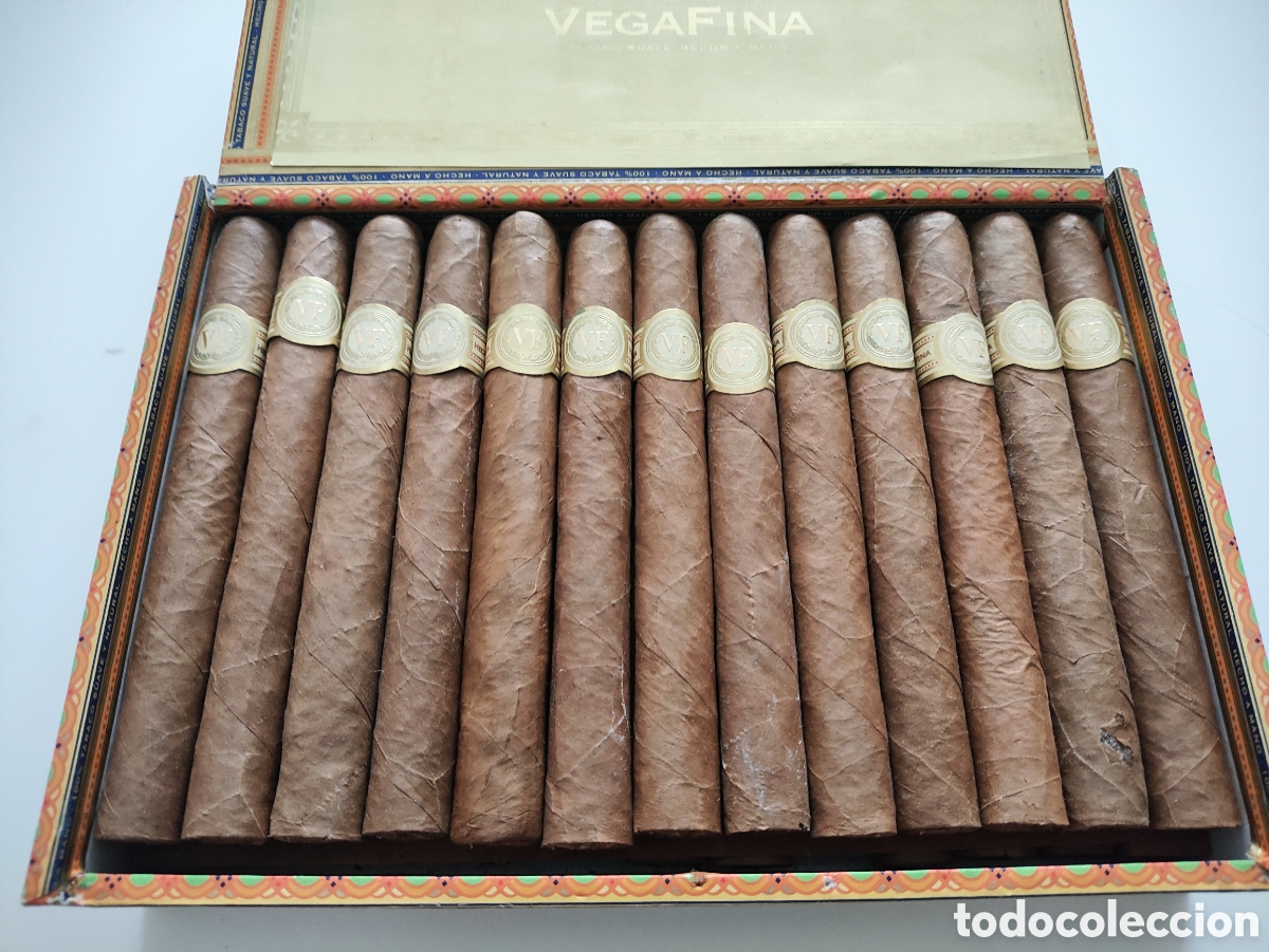 Cajas y cajitas met&aacute;licas: Caja puros Vegafina Coronas x25 unidades