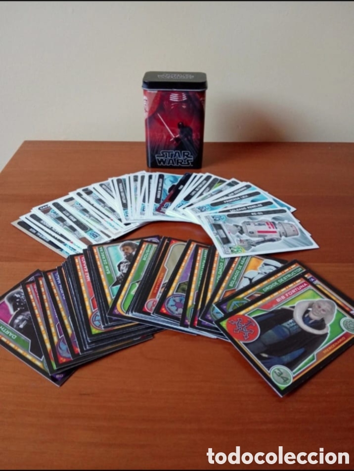 Cajas y cajitas met&aacute;licas: Pack Star Wars con cartas coleccionables