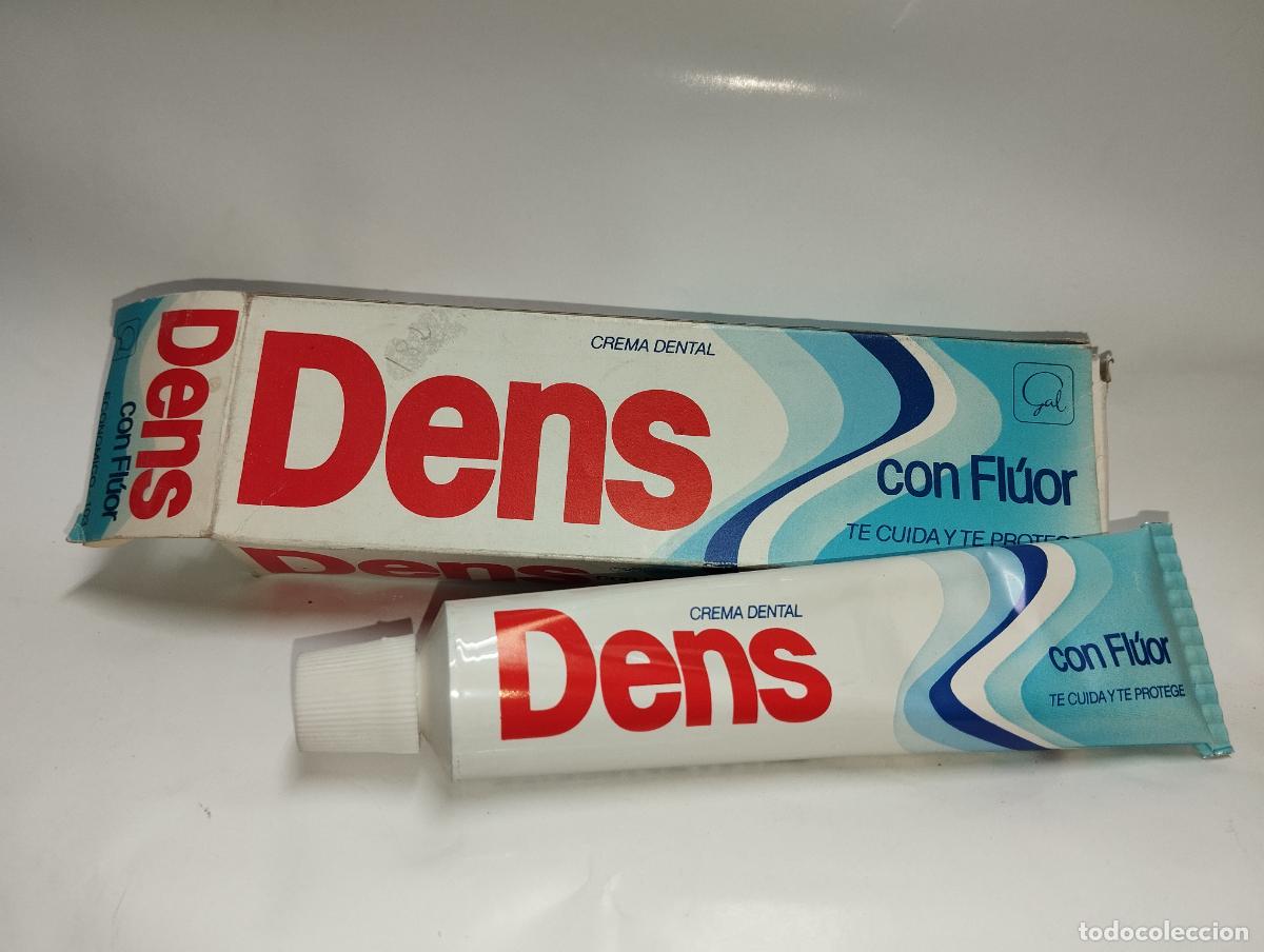 Cajas y cajitas met&aacute;licas: CAJA TUBO DE DENT&Iacute;FRICO DENS DE GAL VINTAGE