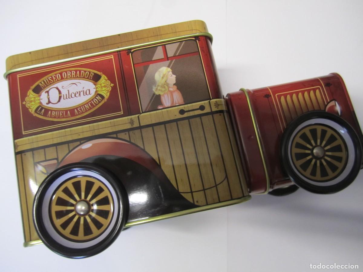 Cajas y cajitas met&aacute;licas: caja metalica camion dulceria abuela asuncion