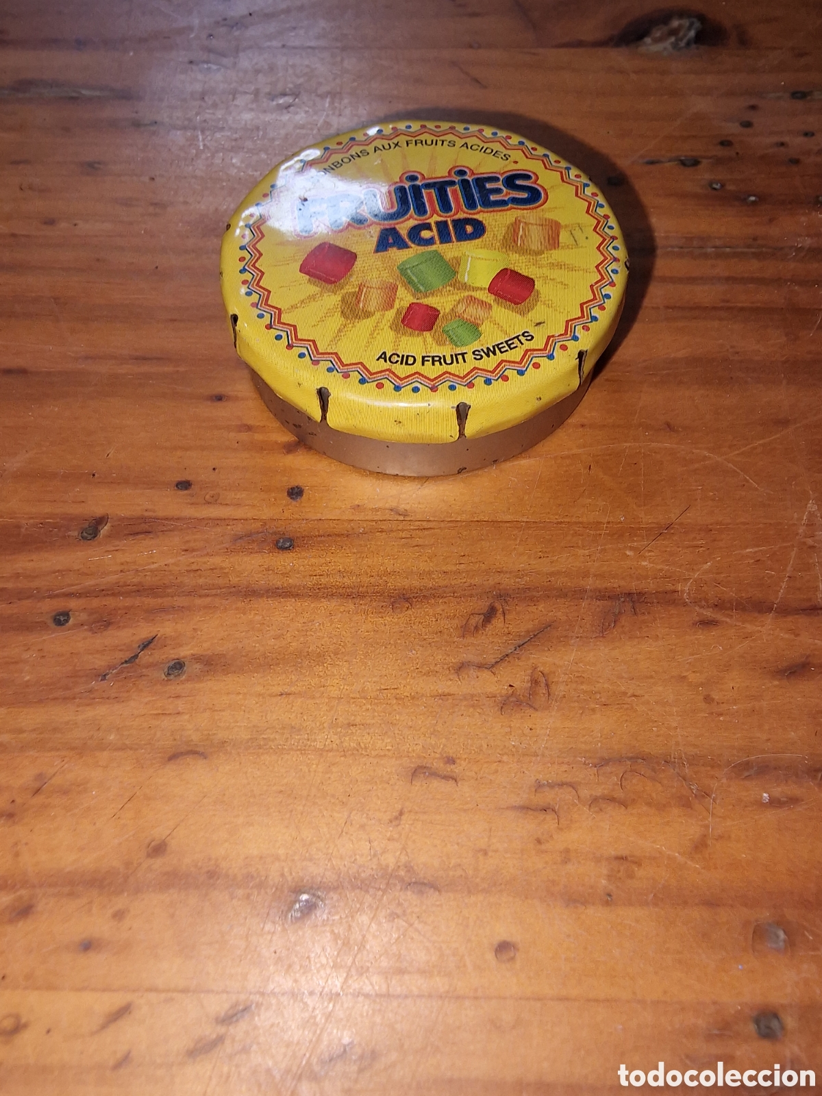 Cajas y cajitas met&aacute;licas: Bonita lata hojalata,fruities acid, areka guerville, ideal coleccionista