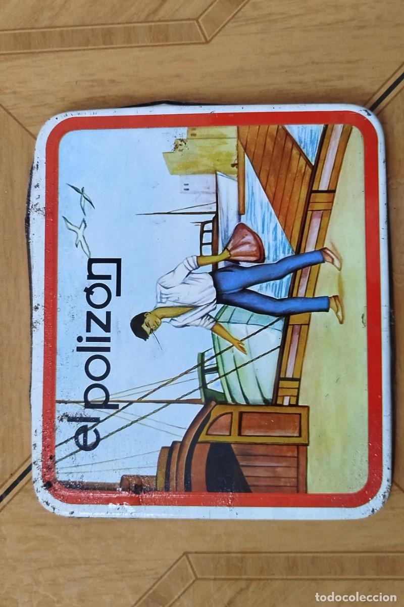 Cajas y cajitas met&aacute;licas: Tapa caja met&aacute;lica El Polizon