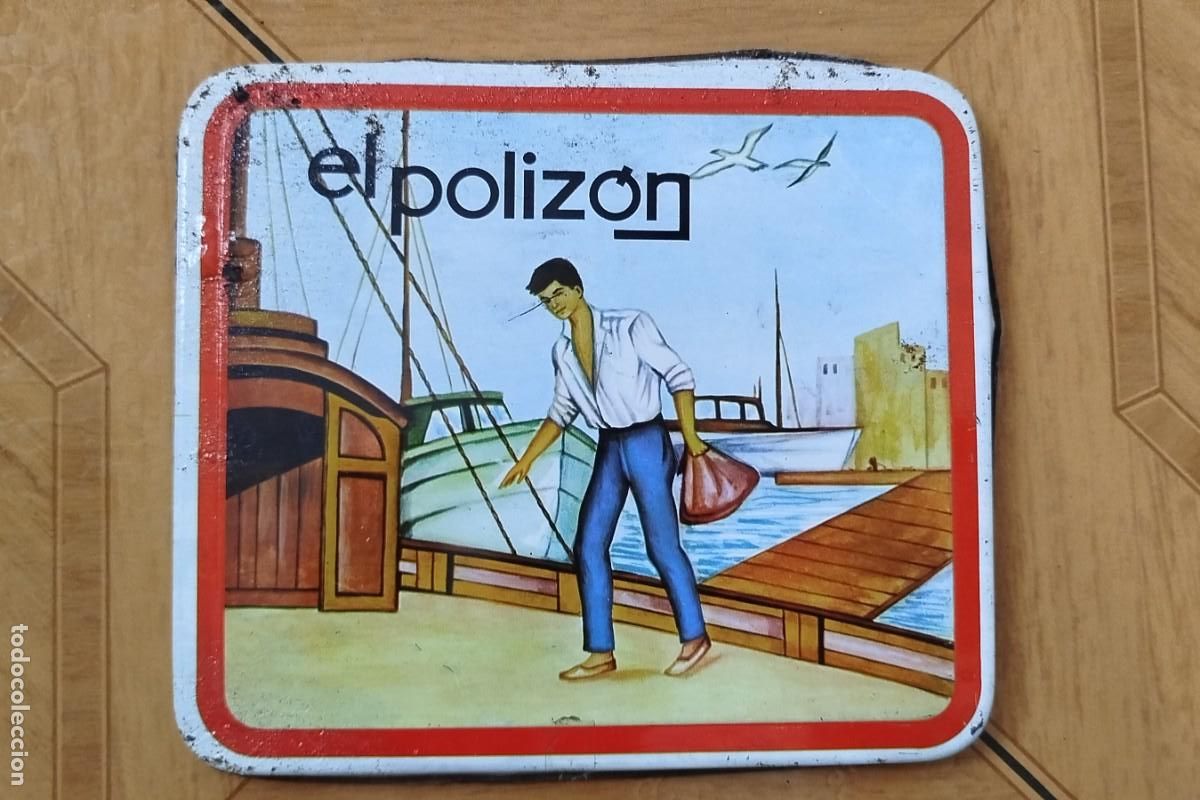 Blechdosen und Kisten: Tapa caja met&aacute;lica El Polizon