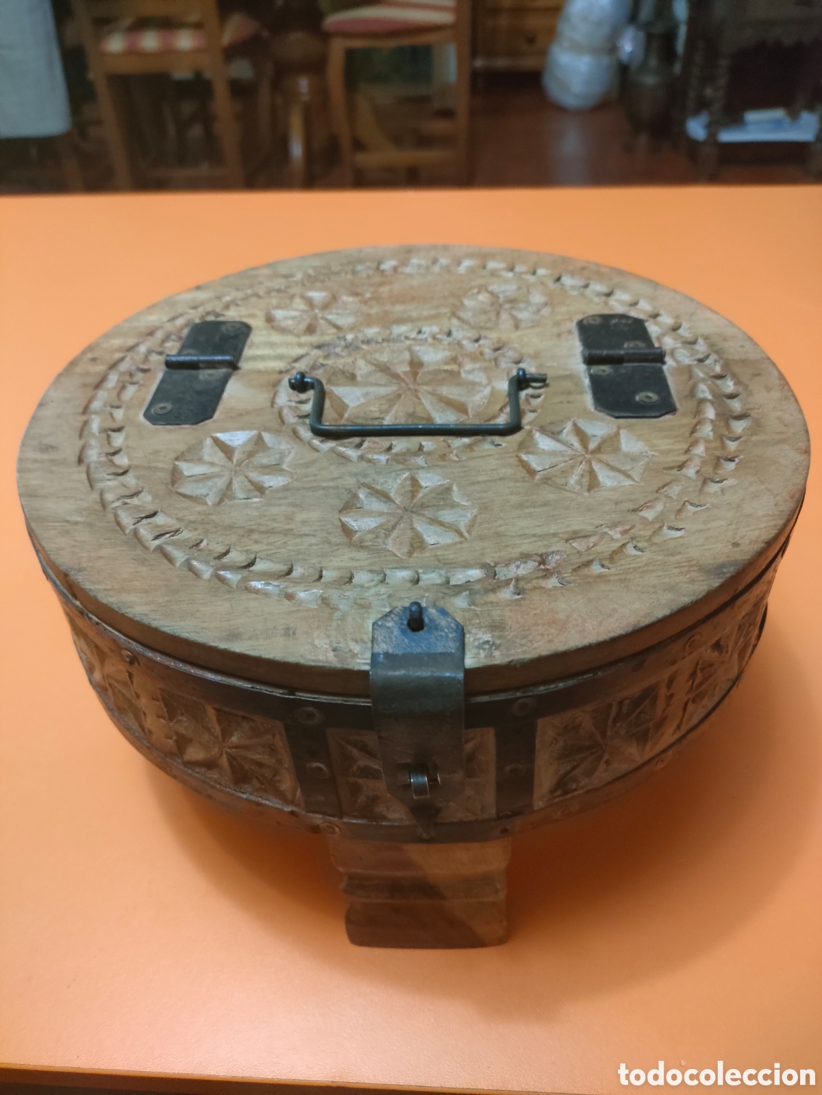 Cajas y cajitas met&aacute;licas: Caja hindu hecha a mano a&ntilde;os 80