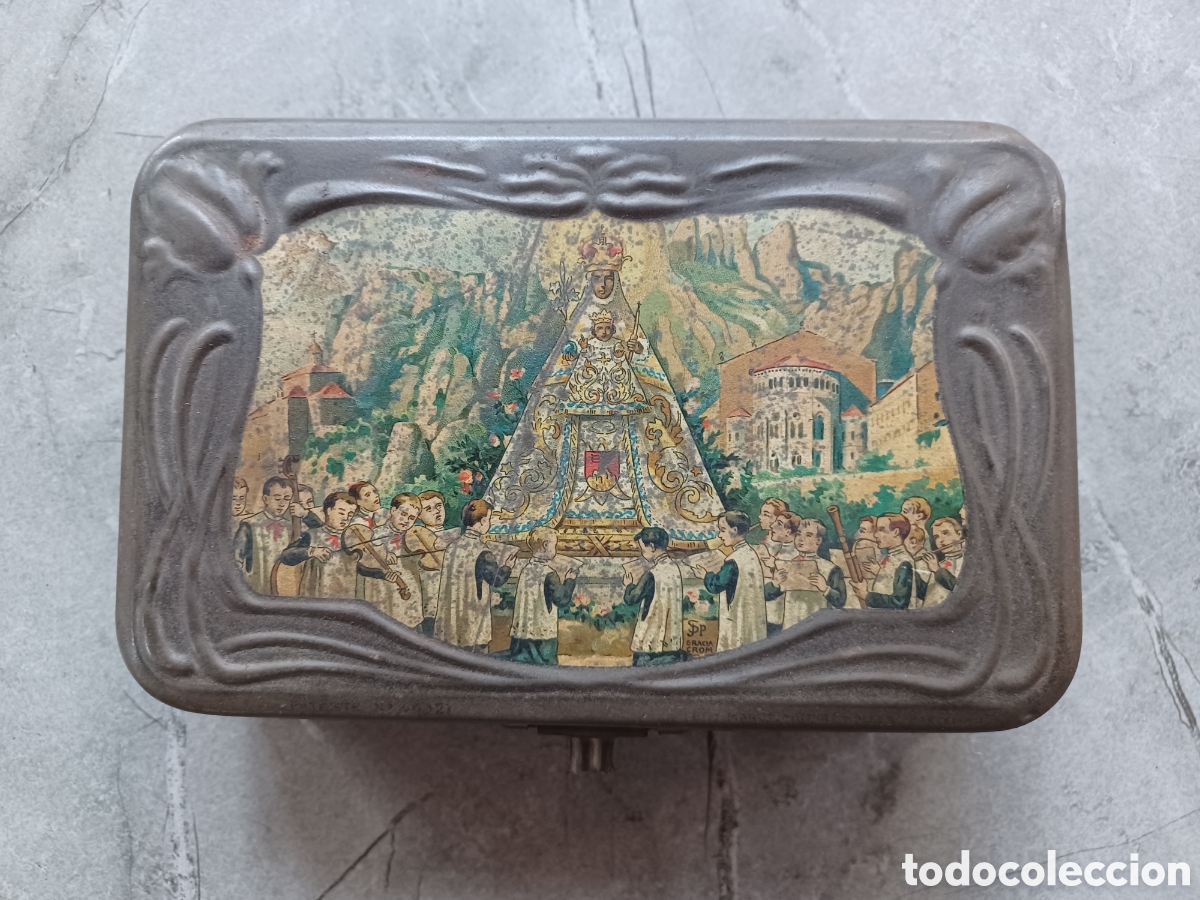 Cajas y cajitas met&aacute;licas: Caja met&aacute;lica de Montserrat.