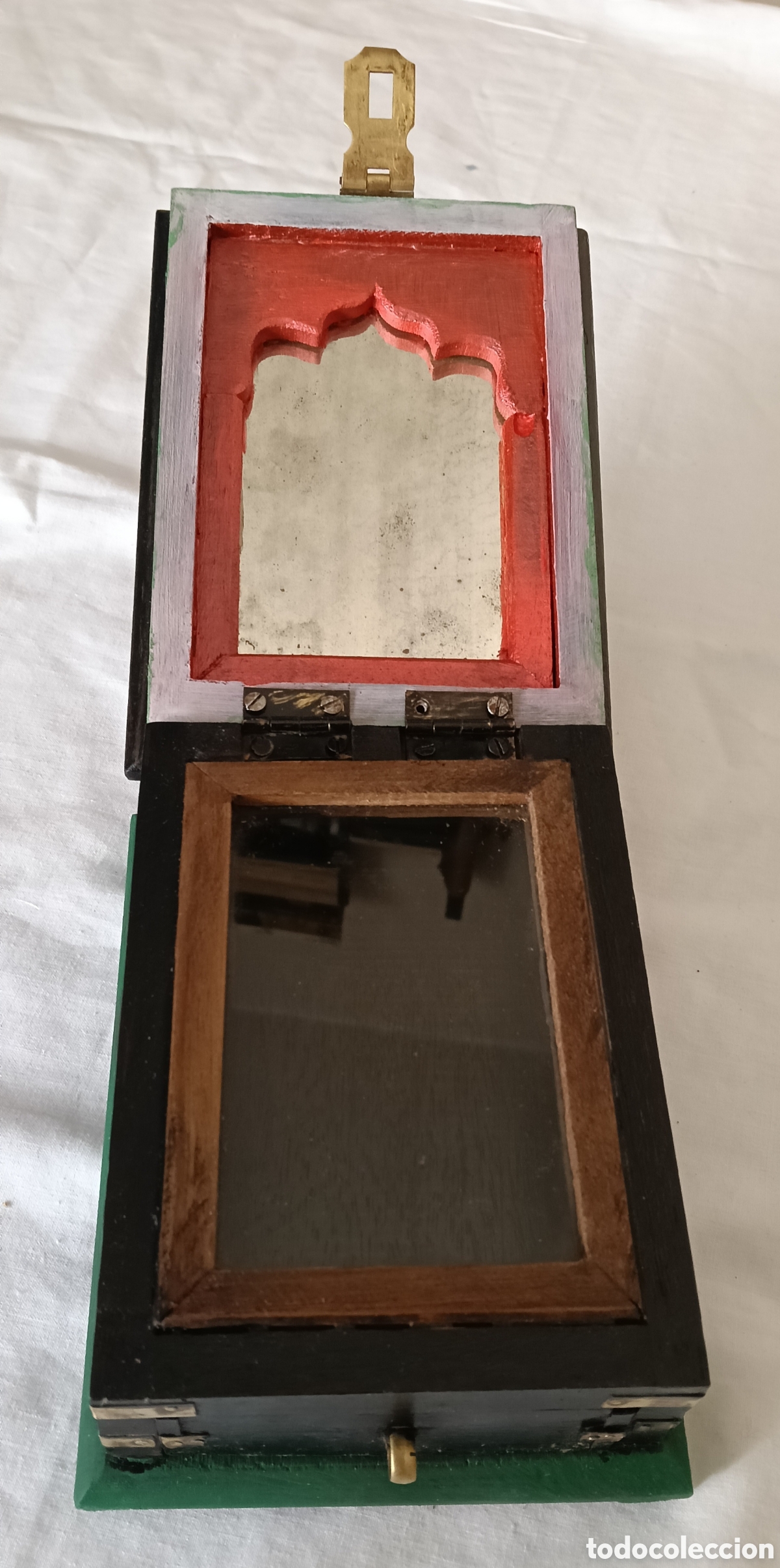 Cajas y cajitas met&aacute;licas: Caja de madera con tapa de cobre - Foto 6