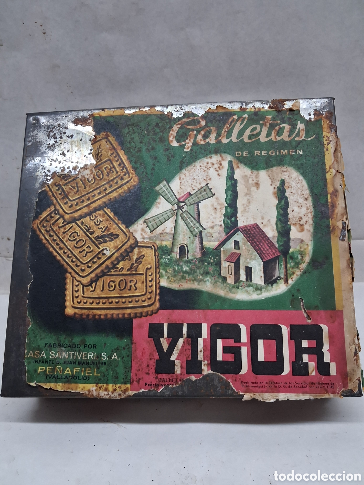 Cajas y cajitas met&aacute;licas: Galletas Vigor Pe&ntilde;afiel