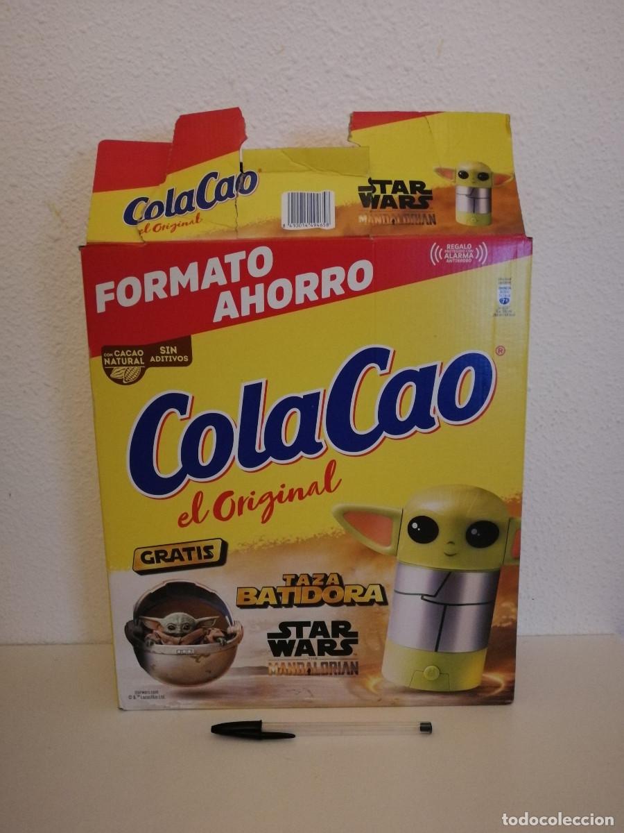 Cajas y cajitas met&aacute;licas: CAJA VACIA - Taza batidora Cola Cao - The Mandalorian and Grogu - Star Wars -Guerra de las Galaxias