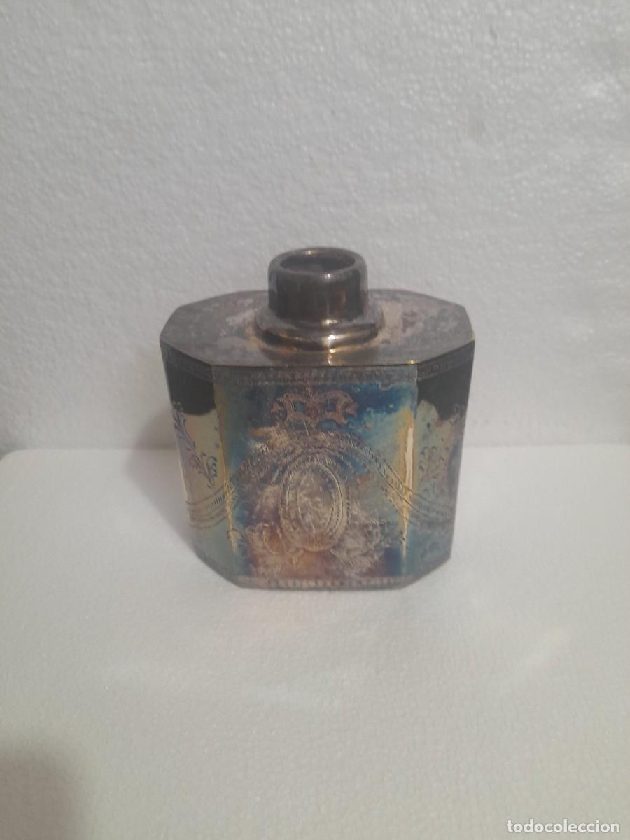 Cajas y cajitas met&aacute;licas: TEA CADDY Recipiente para T&Eacute;