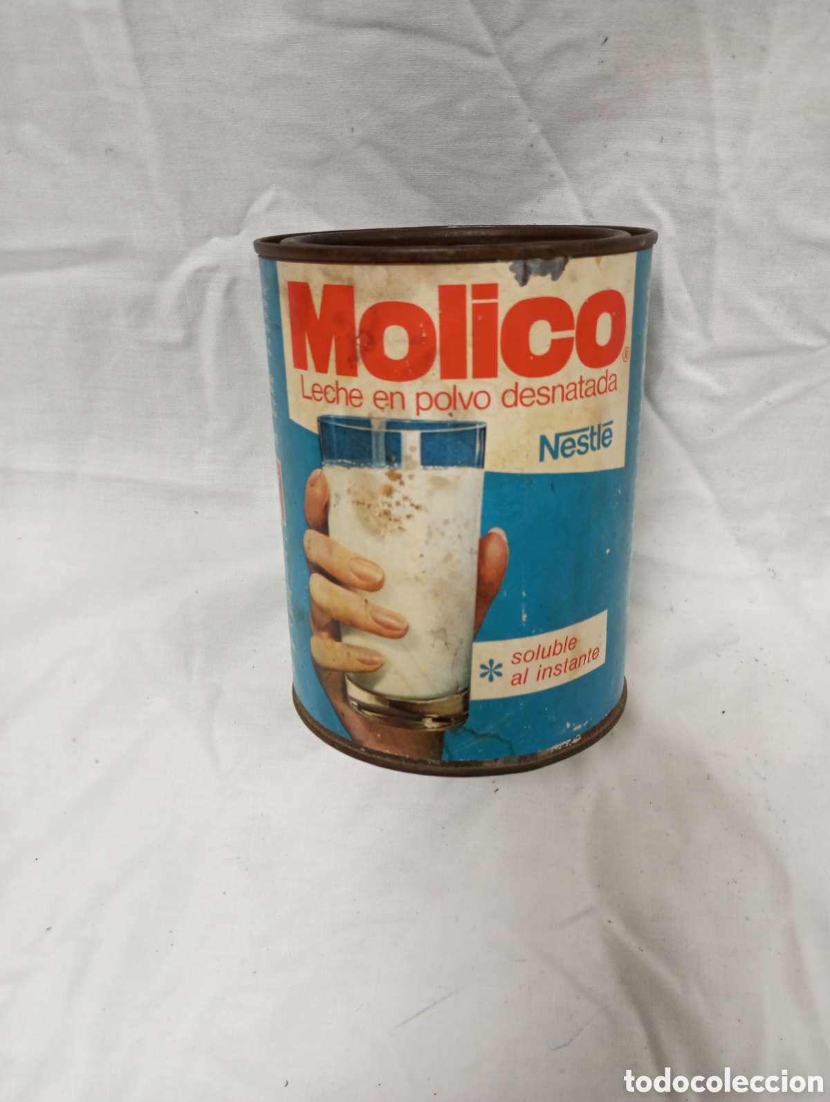 Cajas y cajitas met&aacute;licas: Antigua lata leche en polvo Nestle