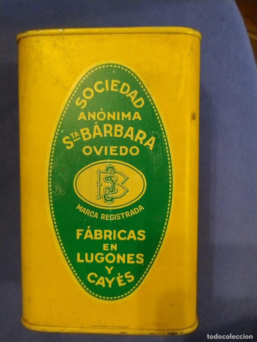Cajas y cajitas met&aacute;licas: SOCIEDAD ANONIMA STA B&Aacute;RBARA OVIEDO , FABRICAS,EN LUGONES Y CAYES