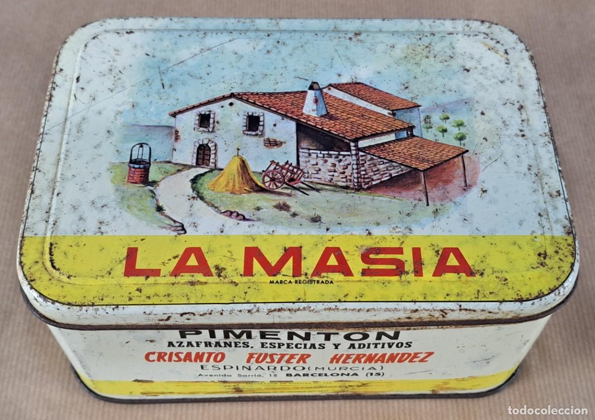 Cajas y cajitas met&aacute;licas: Caja met&aacute;lica &ldquo;La Mas&iacute;a&rdquo; (Espinardo, Murcia)