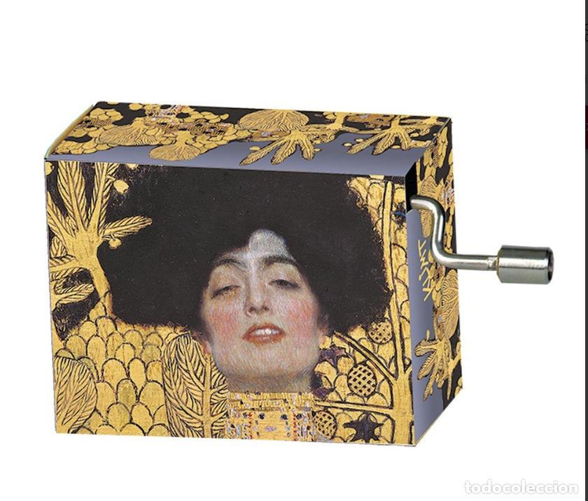 Cajas y cajitas met&aacute;licas: CAJA DE MUSICA ARABESQUE KLIMT/JUDITH NUEVO