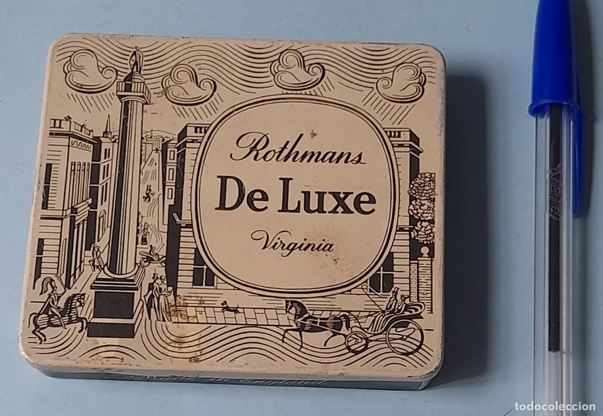 Blechdosen und Kisten: Caja Lata 20 Cigarrillos ROTHMANS DE LUXE Virginia. Vac&iacute;a.
