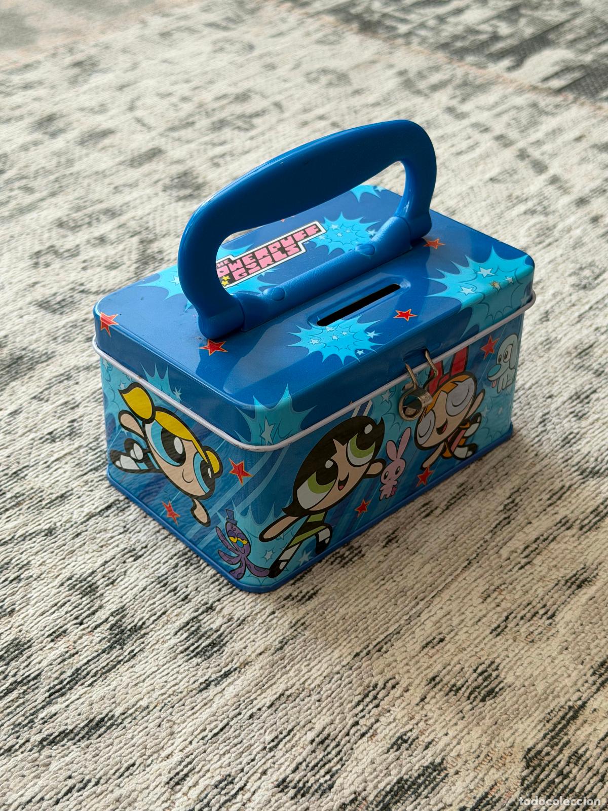 Cajas y cajitas met&aacute;licas: HUCHA MET&Aacute;LICA LAS SUPERNENAS THE POWERPUFF GIRLS CARTOON NETWORK