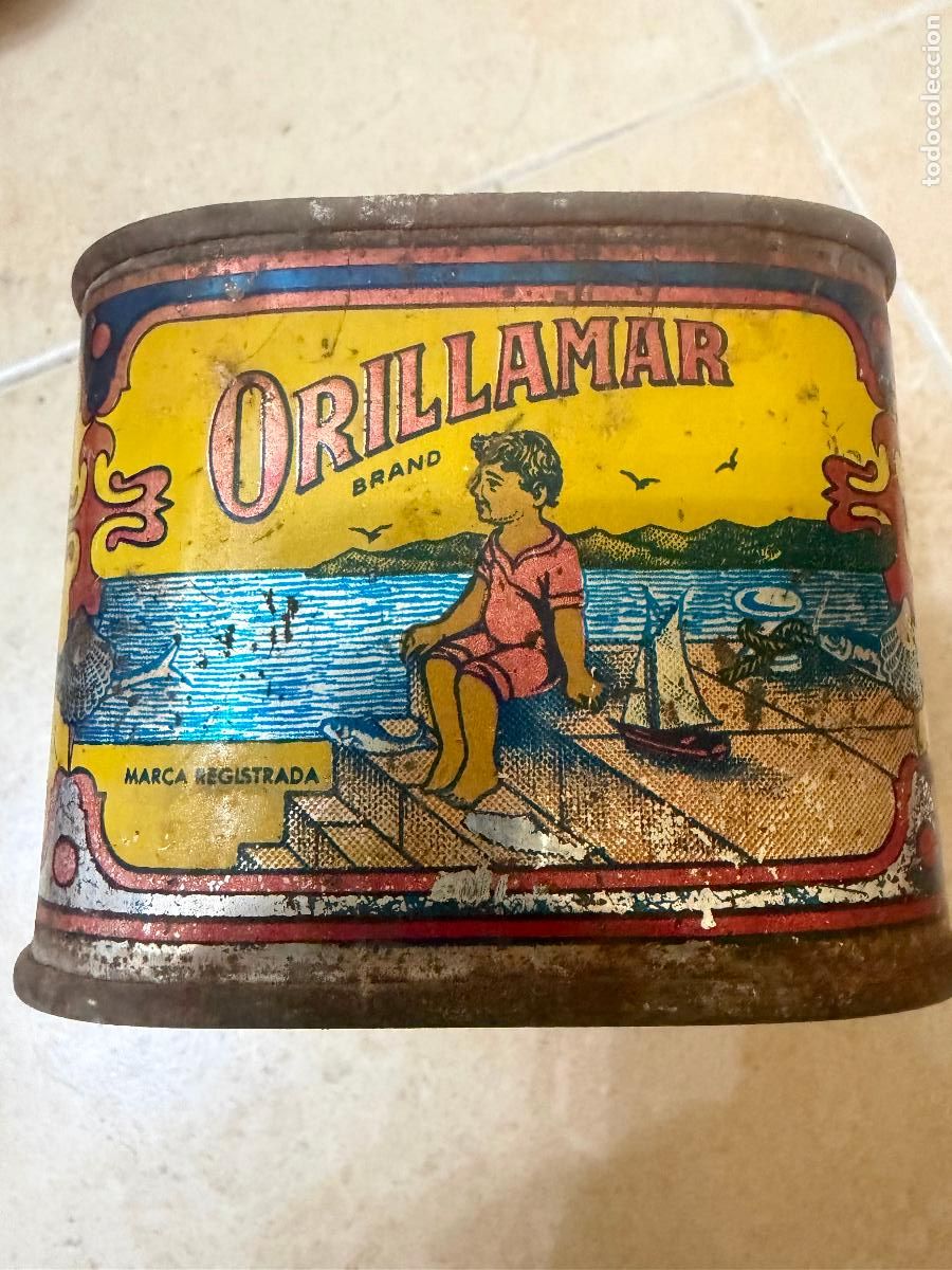 Cajas y cajitas met&aacute;licas: Lata orillamar conservera celta
