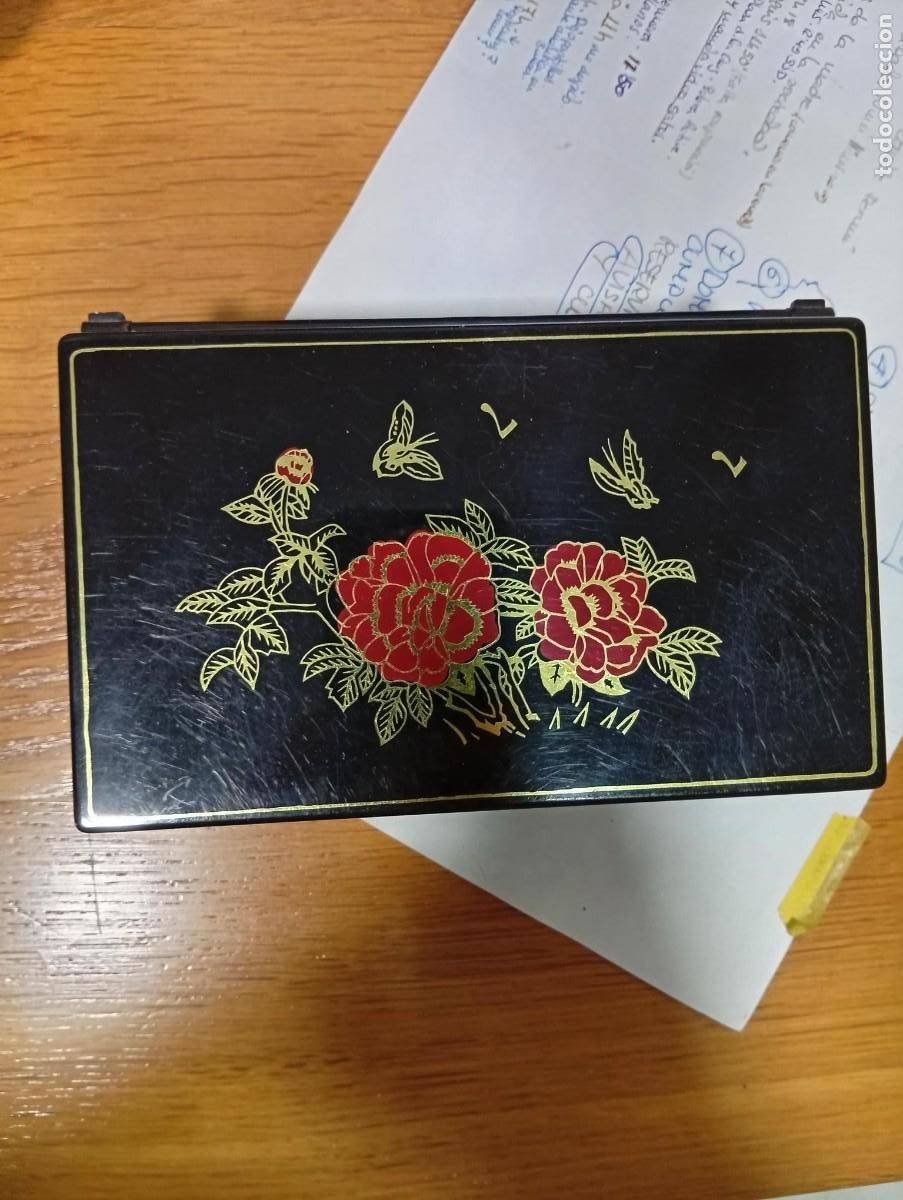Cajas y cajitas met&aacute;licas: caja de musica joyero medidas 17x10x7 mm musica el lago de los cisnes ver fotos