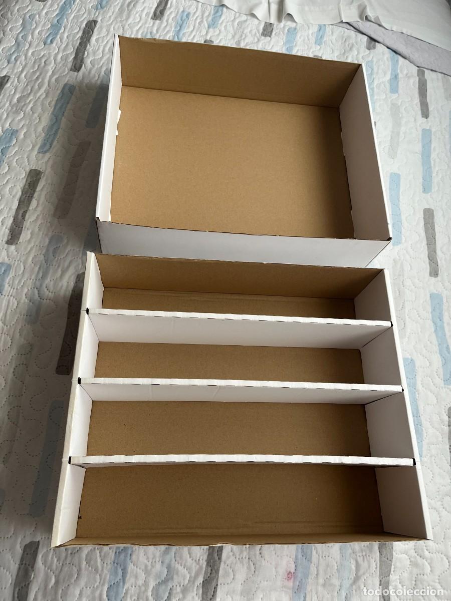 Cajas y cajitas met&aacute;licas: CAJA BLANCA CARTON ALMACENAMIENTO CARTAS TCG 4000 APROX - KREATEN