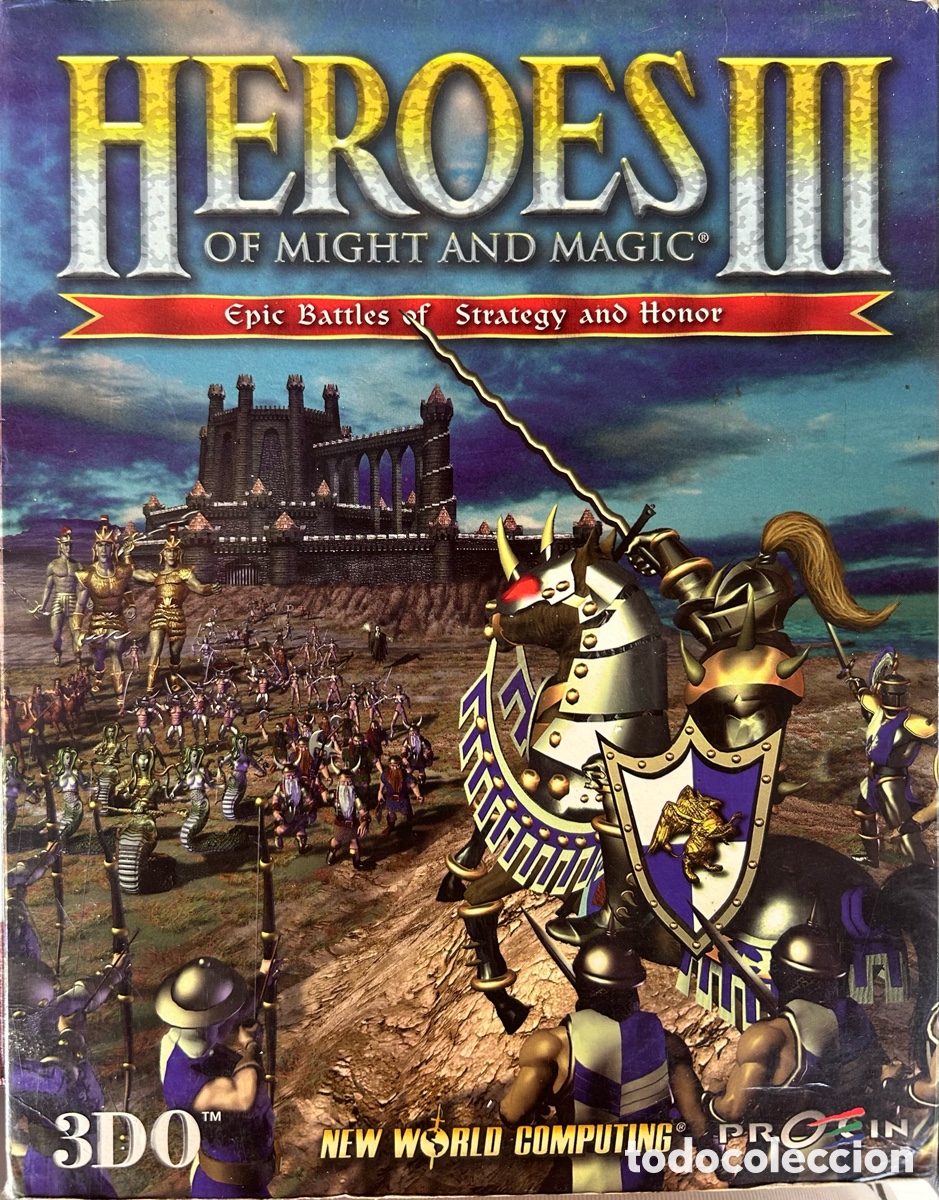 Cajas y cajitas met&aacute;licas: Caja H&eacute;roes of might and magic III