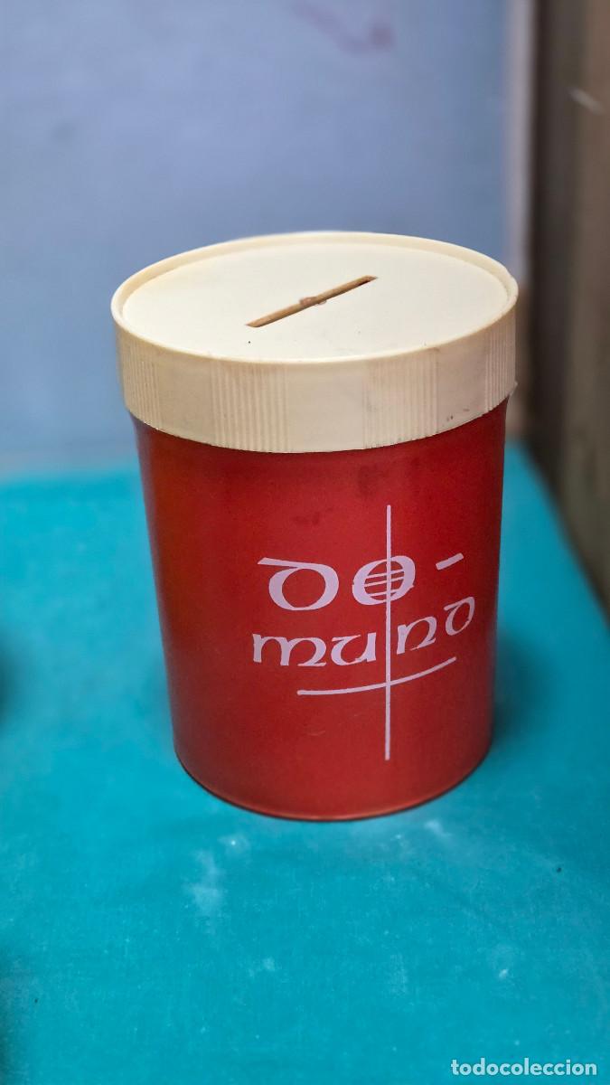 Cajas y cajitas met&aacute;licas: hucha antigua de domun - Foto 1