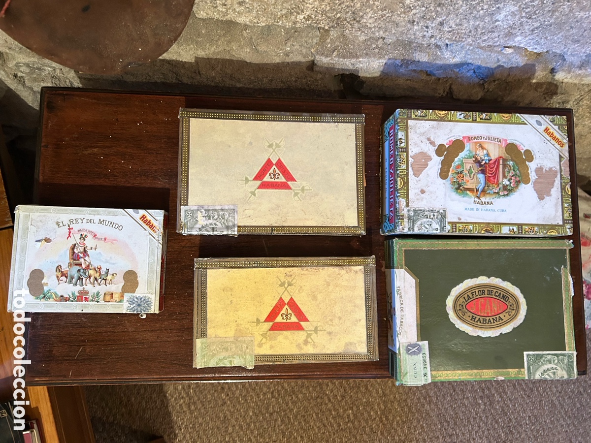 Cajas y cajitas met&aacute;licas: Cajas de puros habanos