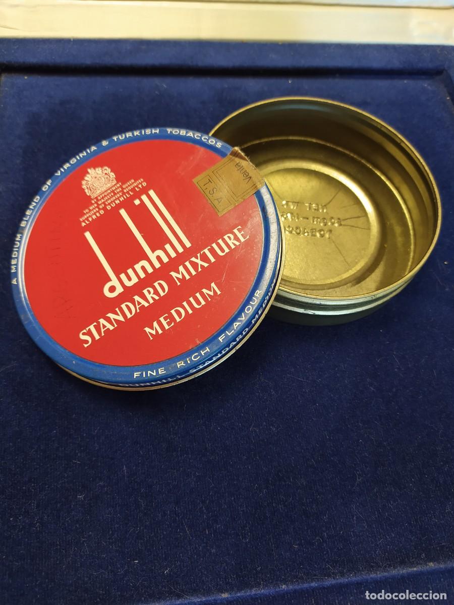 Cajas y cajitas met&aacute;licas: CAJA MET&Aacute;LICA LOTOGRAFIADA DE TABACOS DUNHILL STANDARD MIXTURE MEDIUM,(1)