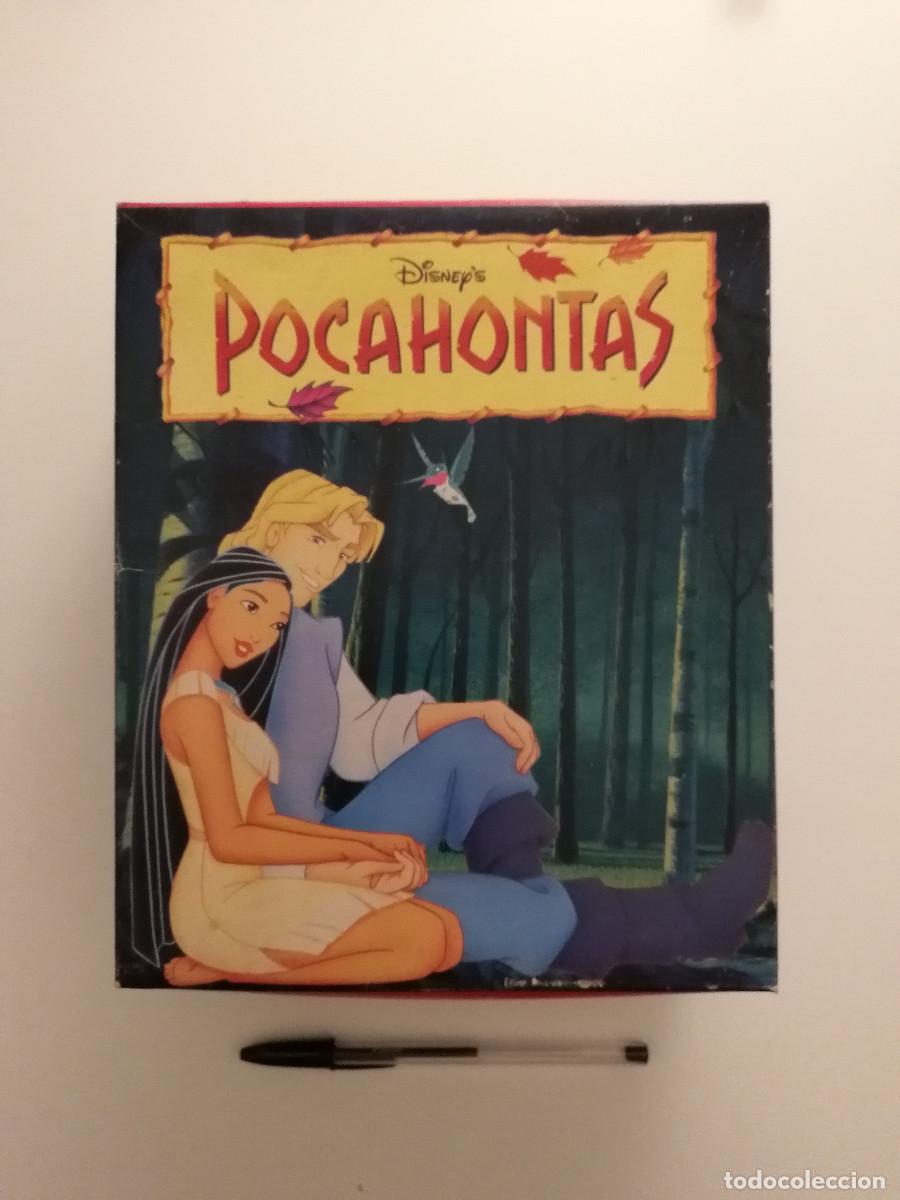 Cajas y cajitas met&aacute;licas: ANTIGUA CAJA DE ZAPATOS - POCAHONTAS - WALT DISNEY - A&Ntilde;OS 90