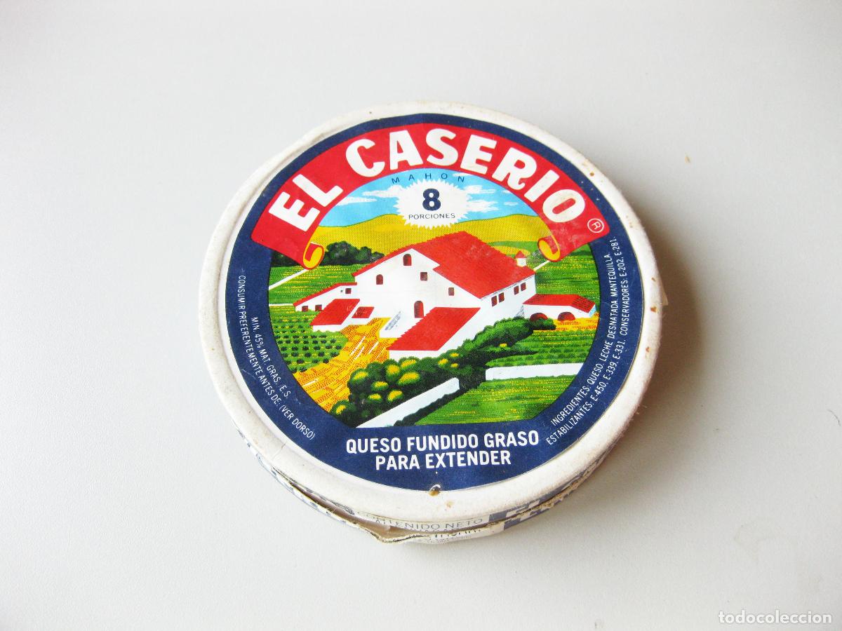 Cajas y cajitas met&aacute;licas: CAJA ANTIGUA DE QUESITOS EL CASER&Iacute;O. CADUCIDAD JULIO DE 1987. QUESO FUNDIDO GRASO PARA EXTENDER