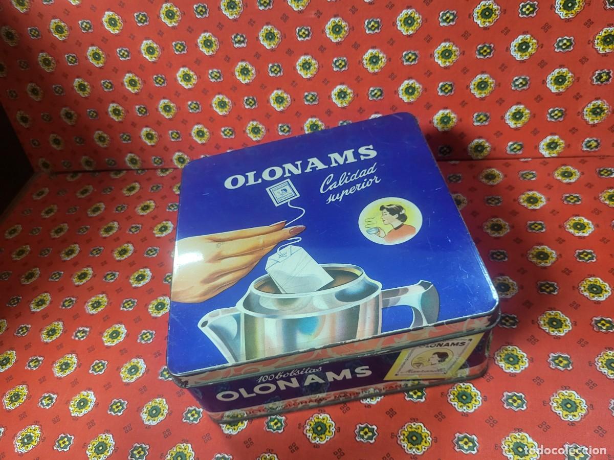 Cajas y cajitas met&aacute;licas: ANTIGUA CAJA LATA PUBLICIDAD