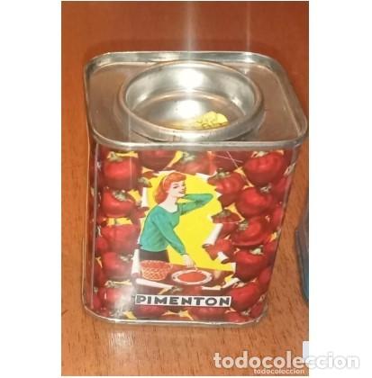 Cajas y cajitas met&aacute;licas: LATA DE PIMENT&Oacute;N YALIN