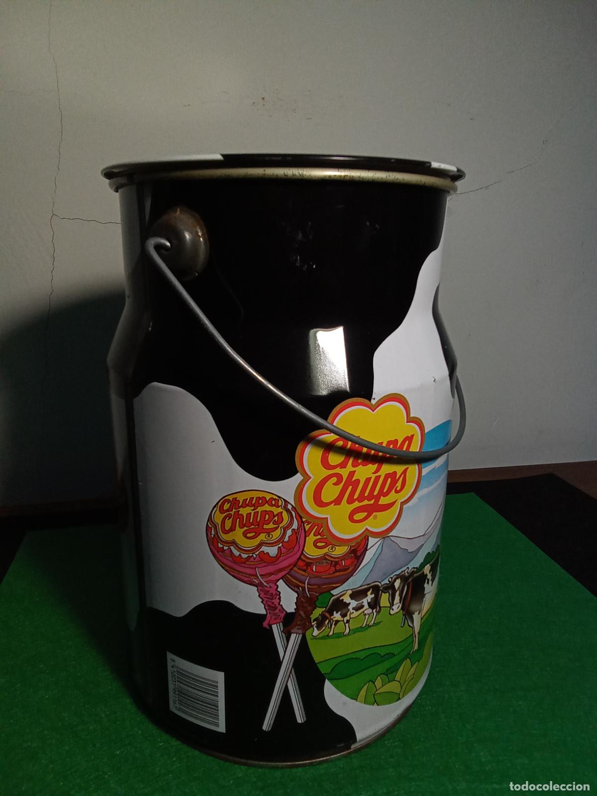 Cajas y cajitas met&aacute;licas: LECHERA MET&Aacute;LICA DE CHUPA CHUPS
