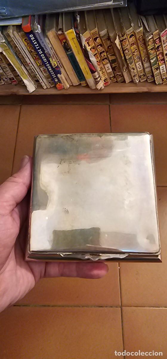 Cajas y cajitas met&aacute;licas: Caja de plata antigua y marcada
