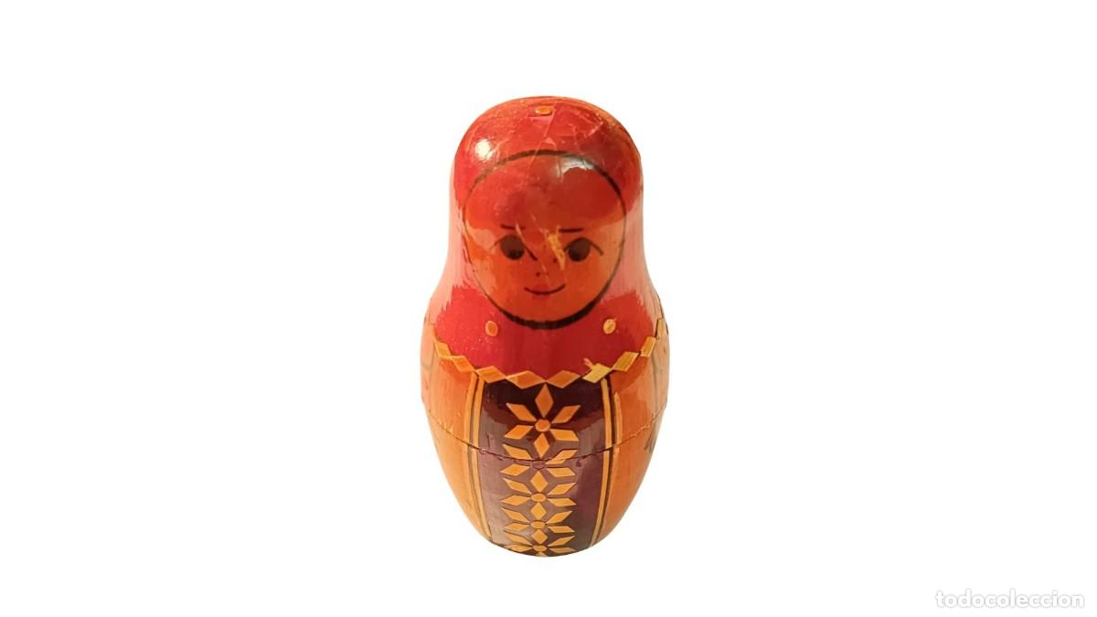 Bo&icirc;tes et petites bo&icirc;tes m&eacute;talliques: MATRIOSHKA RUSA DE MADERA - Mu&ntilde;ecas Rusas Apilables Vintage