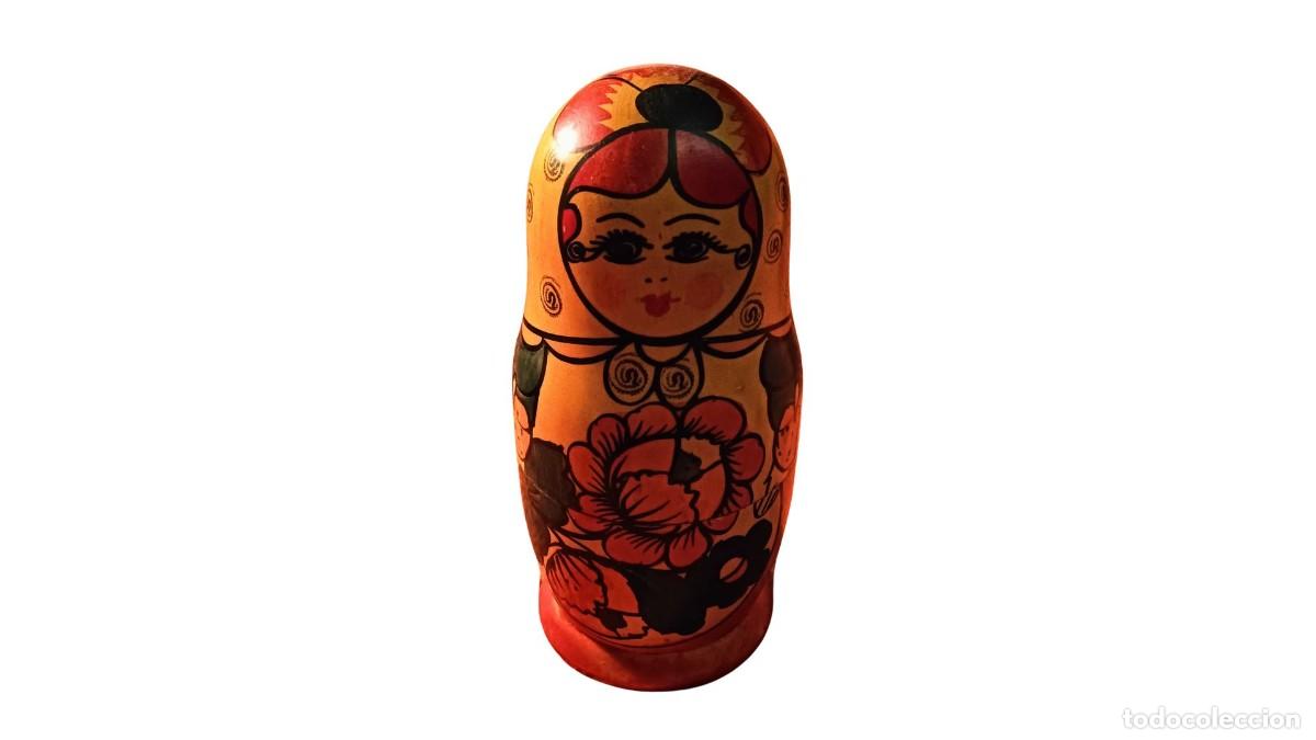 Caixas e caixinhas met&aacute;licas: MATRIOSHKA RUSA DE MADERA - Mu&ntilde;ecas Rusas Apilables Vintage de Mayor Tama&ntilde;o