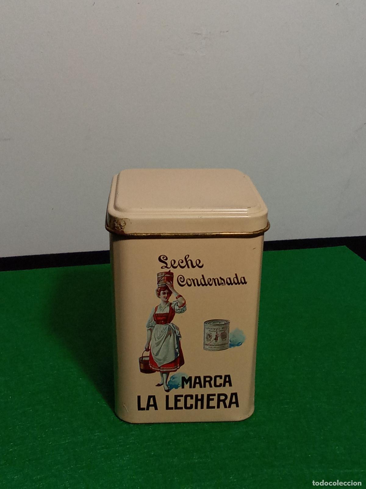 Cajas y cajitas met&aacute;licas: LATA LECHE CONDENSADA LA LECHERA