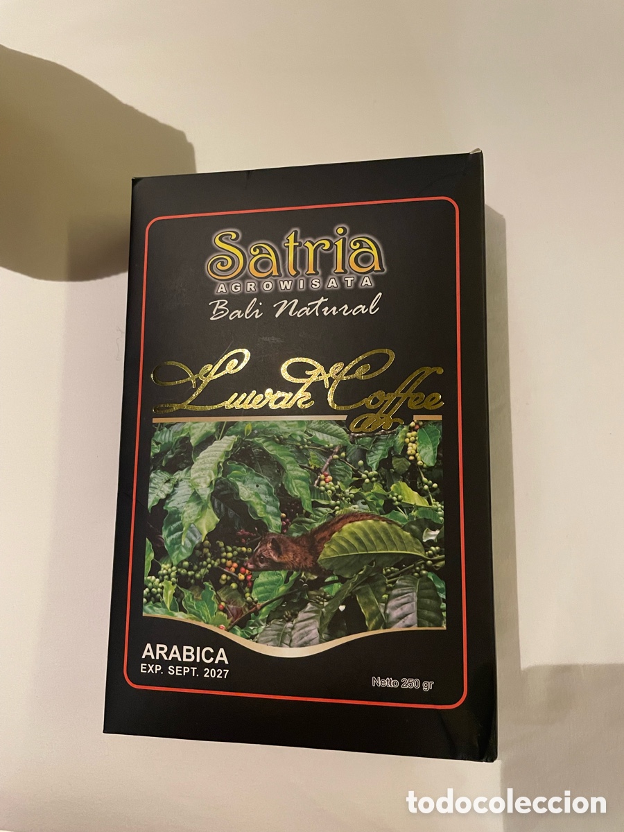 Cajas y cajitas met&aacute;licas: Satria Agrowisata Bali Natural Luwak Coffee Arabica de 250 g