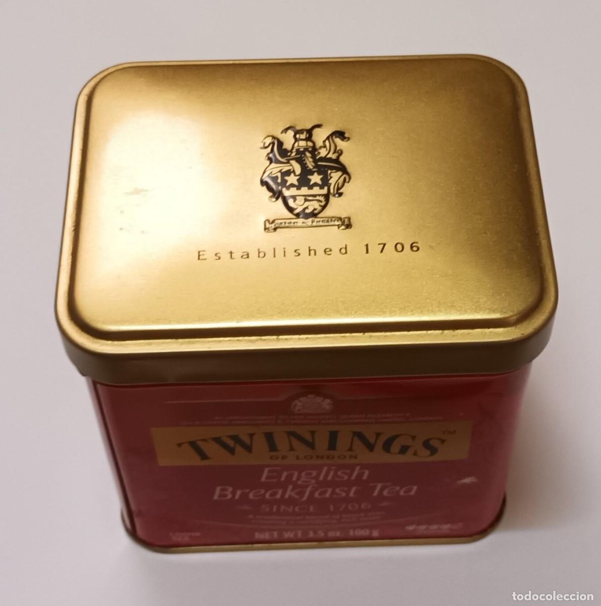Cajas y cajitas met&aacute;licas: CAJA VAC&Iacute;A / LATA MET&Aacute;LICA - ENGLISH BREAKFAST TEA TWININGS