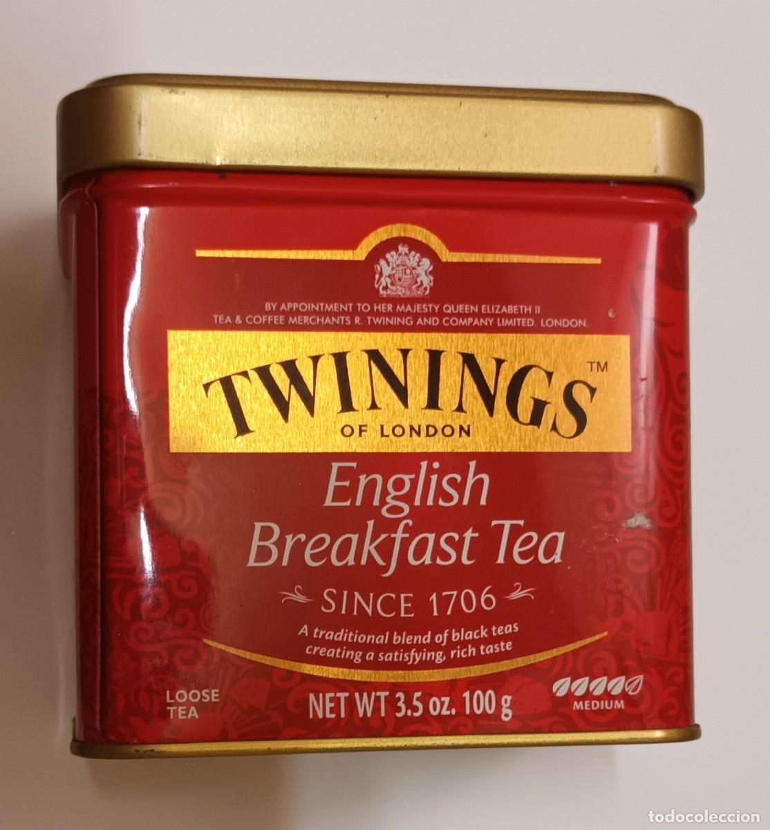 Casse e cassette metalliche: CAJA VAC&Iacute;A / LATA MET&Aacute;LICA - ENGLISH BREAKFAST TEA TWININGS