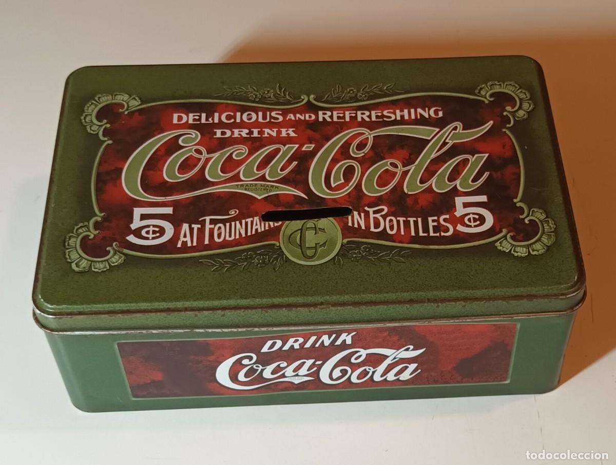 Cajas y cajitas met&aacute;licas: CAJA VAC&Iacute;A / LATA MET&Aacute;LICA AMERICANA - COCA COLA, DELICIOUS AND REFRESHING DRINK