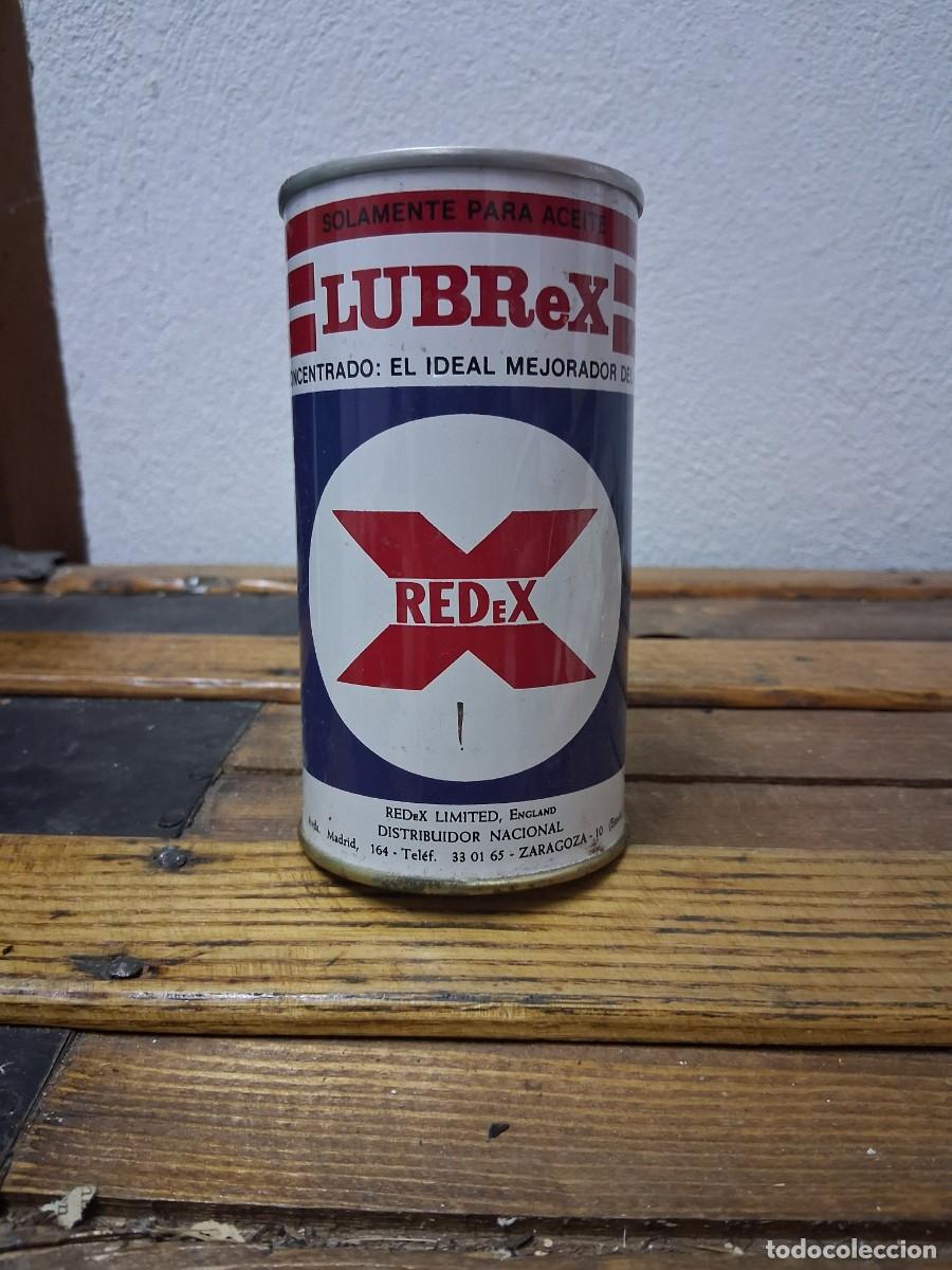 Cajas y cajitas met&aacute;licas: Bote lata aditivo para aceite motor moto coche cl&aacute;sico hist&oacute;rico Redex Lubrex de Zaragoza