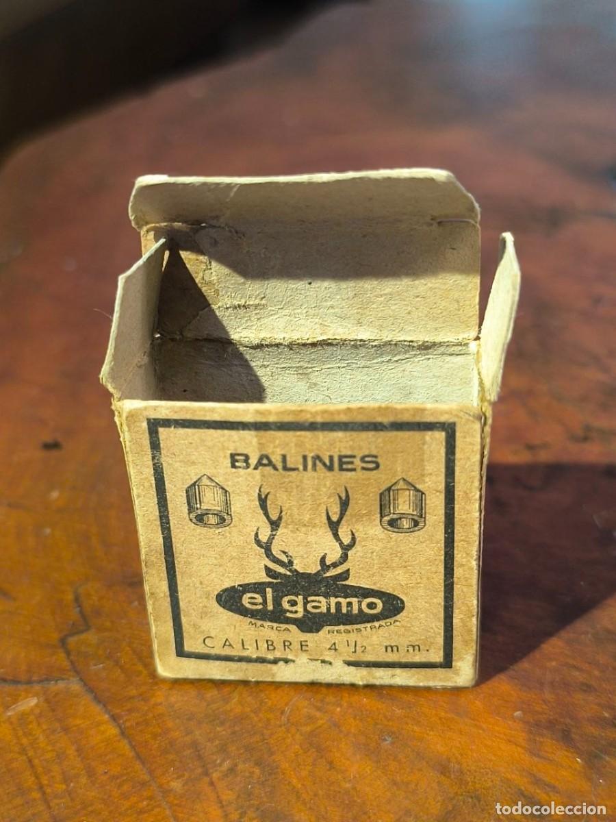 Cajas y cajitas met&aacute;licas: ANTIGUA CAJA BALINES GAMO 250 4,5 MM CONICOS