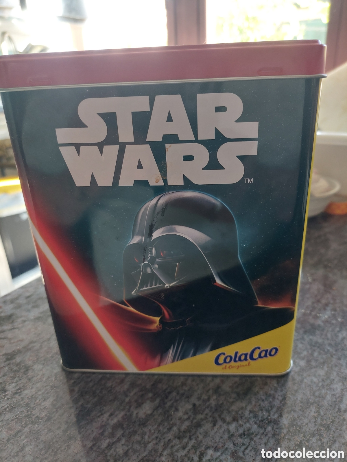 Cajas y cajitas met&aacute;licas: STAR WARS COLACAO EDICION ESPECIAL LATA METALICA 800 G VACIA PERFECTA
