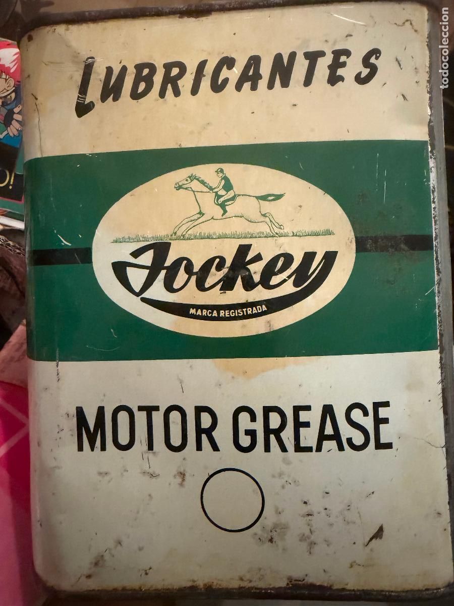 Cajas y cajitas met&aacute;licas: Lata lubricantes jockey