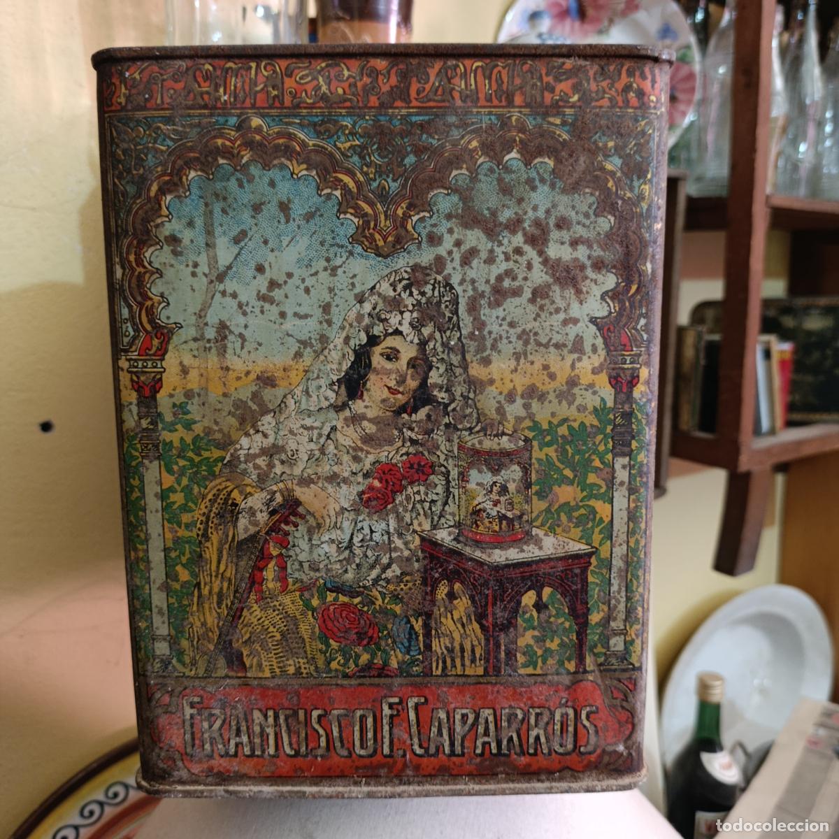 Cajas y cajitas met&aacute;licas: CAJA LATA HOJALATA. LA MEZQUITA CORDOBA. FRANCISCO F CAPARROS. VER FOTOS